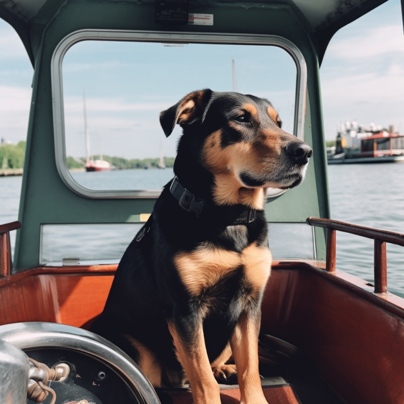 Bootstour mit dem Hund