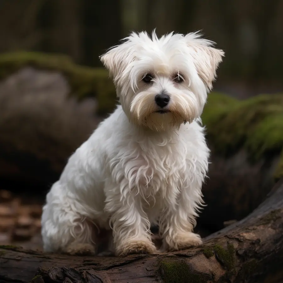 Westiepoo > Kreuzung von einem West-Highland Terrier mit einem Pudel