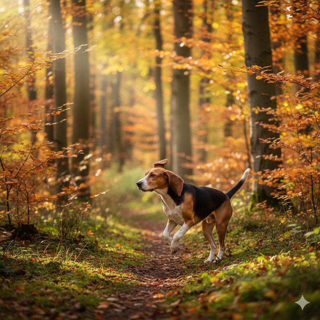 american foxhound Foto eines American Foxhound