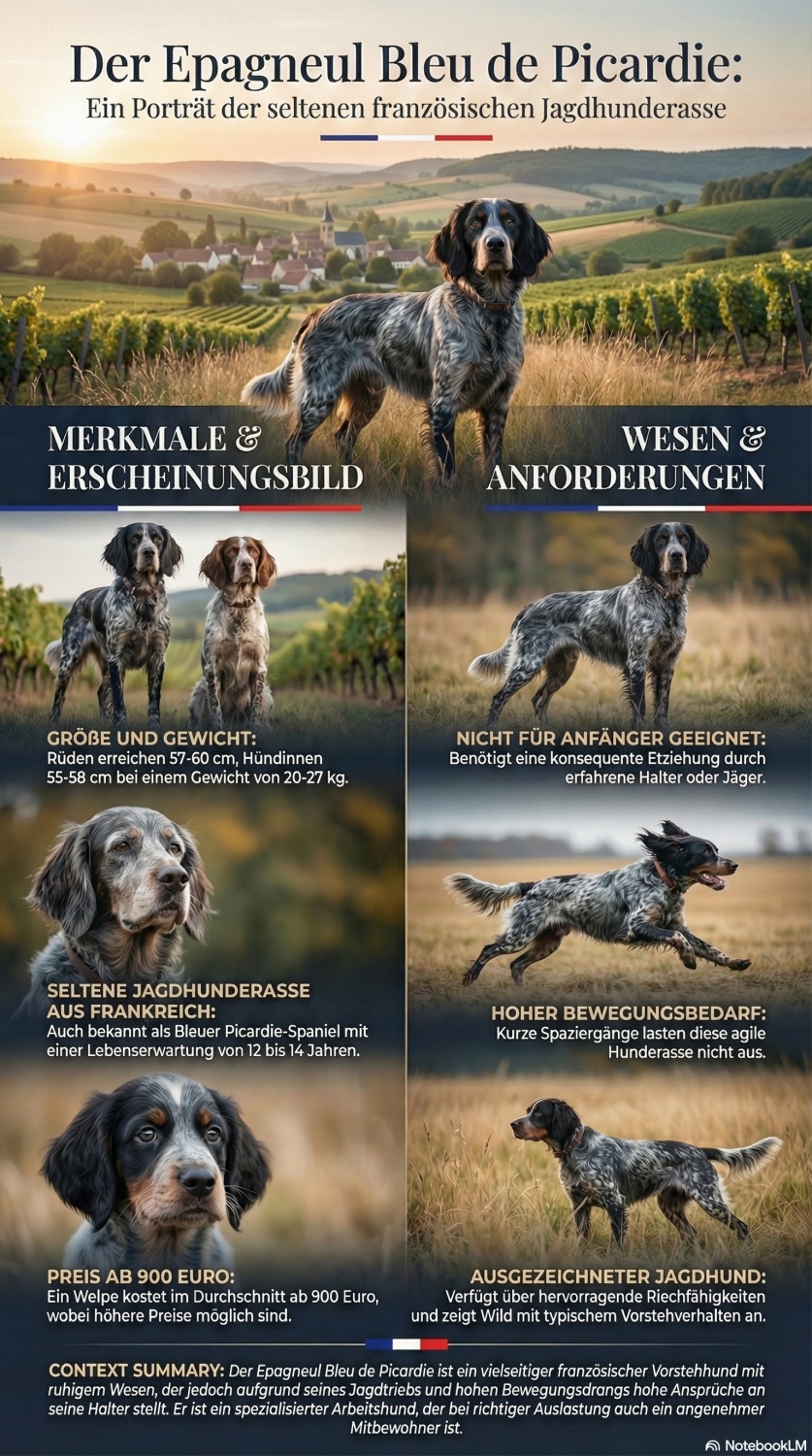 Epagneul Bleu de Picardie Infografik bei Welpen.de