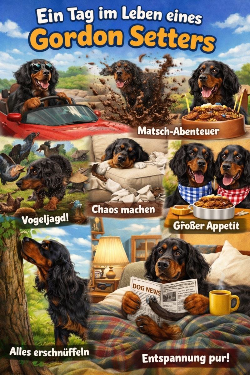 Gordon Setter Der Gordon Setter im Portrait bei Welpen.de