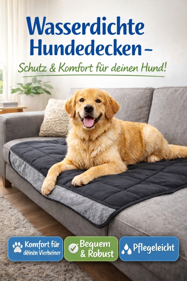Wasserdichte Hundedecke für Komfort und Schutz