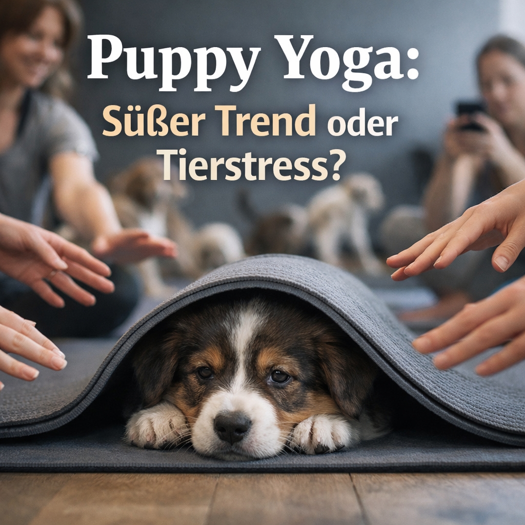 Puppy Yoga - süßer Trend oder Tierstress?