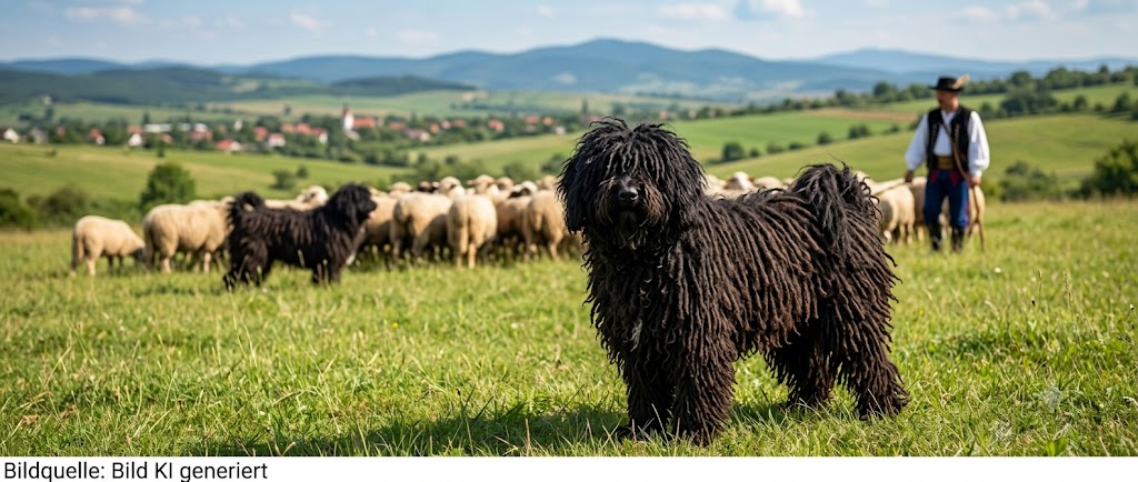 Hunderasse Puli im Portrait bei Welpen.de