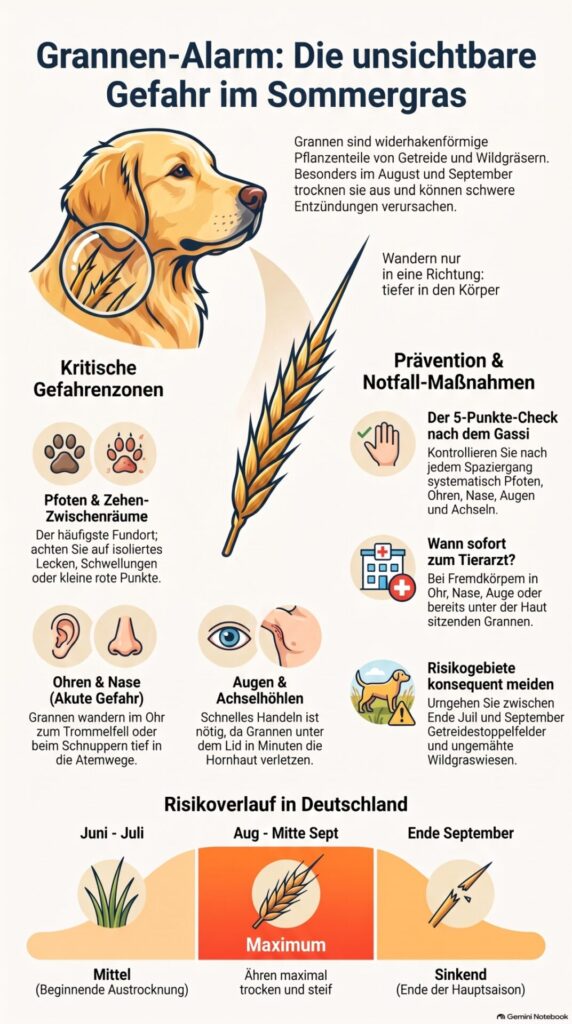 Grannen beim Hund Infografik zum Thema Grannen beim Hund