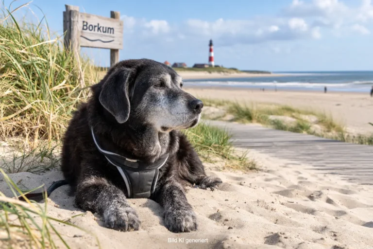 Alte Hunde auf Borkum