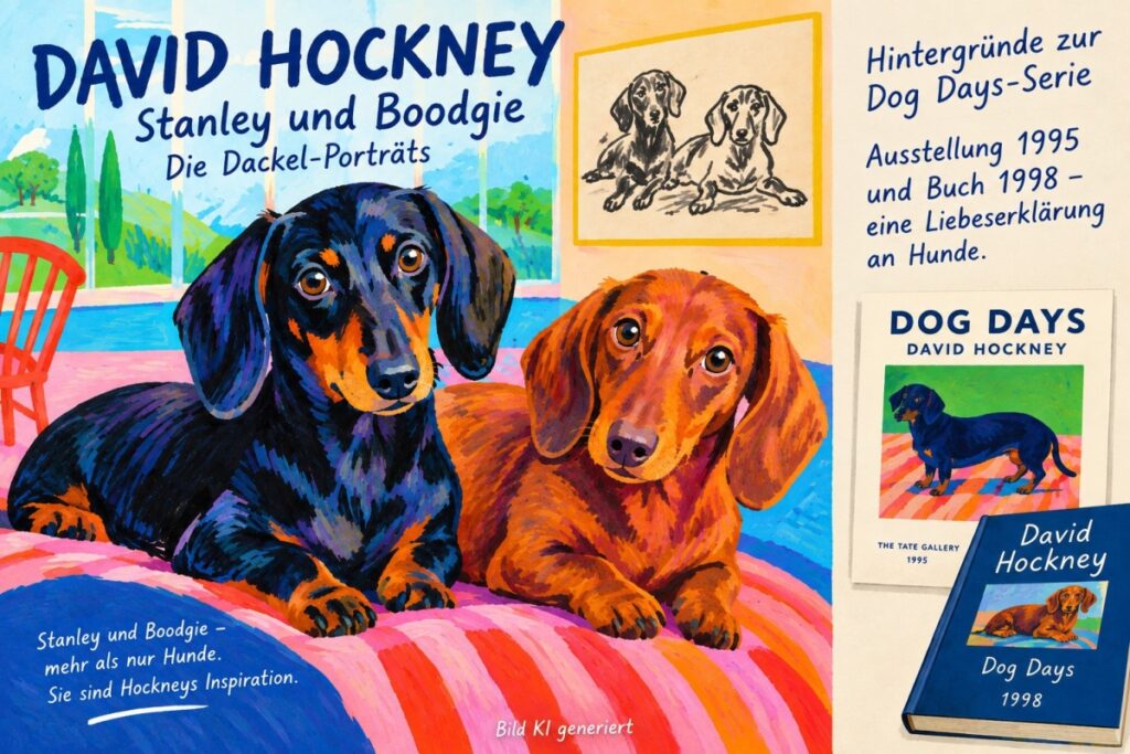 Grafik zum Thema David Hockney